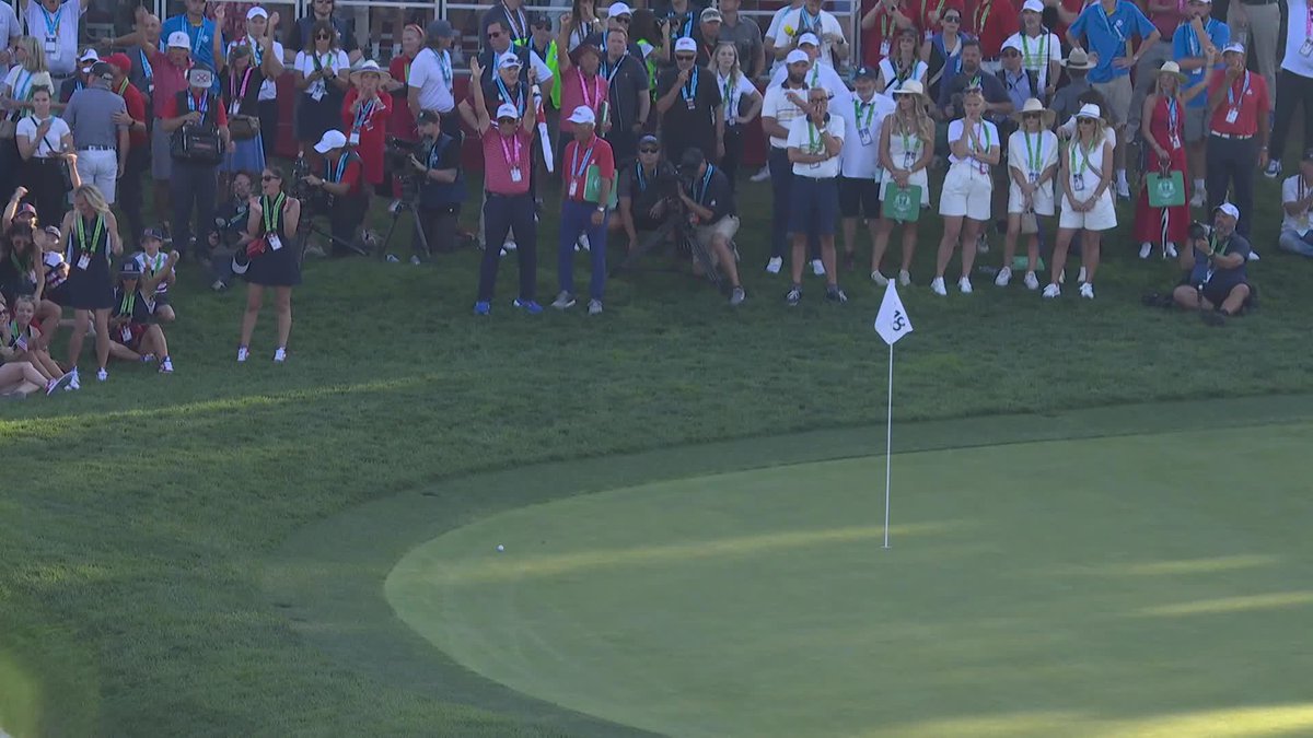 RUSSELL HENLEY SHOT OF HIS LIFE ON 18 WITH THE RYDER CUP ON THE LINE