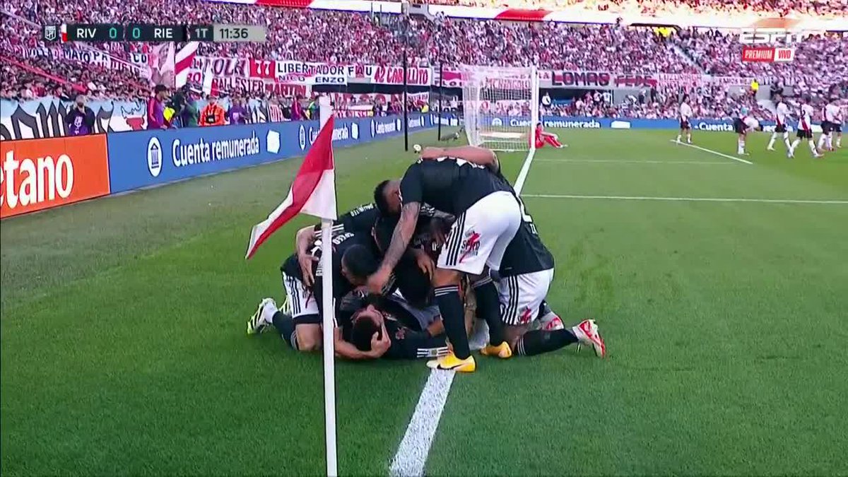 🤯🇦🇷 DEPORTIVO RIESTRA YA LE GANA A RIVER A LOS 12 MINUTOS EN EL MONUMENTAL.