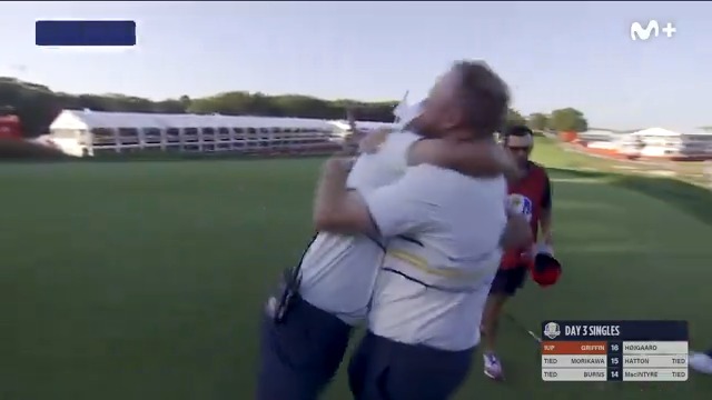 QUÉ DOMINGO. QUÉ MANERA DE SUFRIR. 𝑬𝒖𝒓𝒐𝒑𝒂 𝒓𝒆𝒕𝒊𝒆𝒏𝒆 𝒍𝒂 #RyderCup . #AquíGritamosGolf