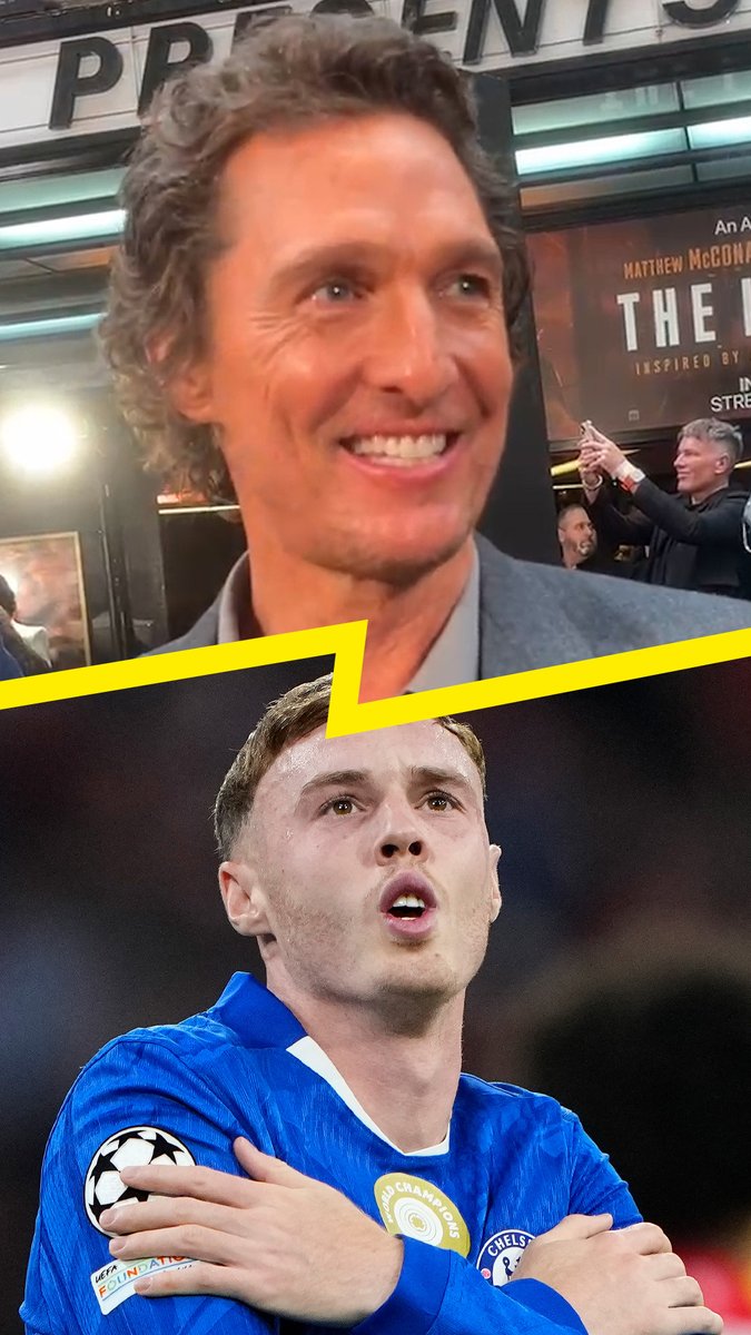 👀Matthew McConaughey is a fan of Crystal Palace