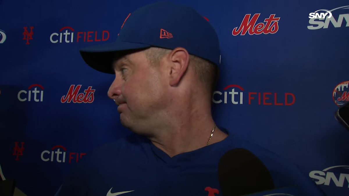 Carlos Mendoza was asked if he's concerned about his future in the Mets organization: "When you're managing a team that has a lot of expectations and you go home, questions like this are going to come up. That's part of it."