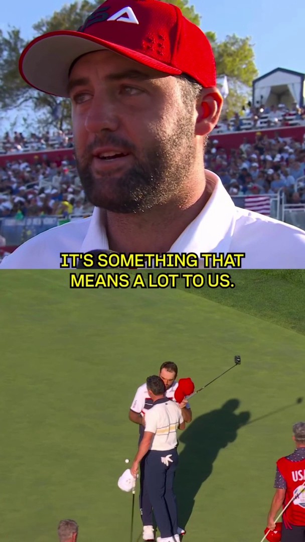 The U.S. team means everything to Scottie Scheffler. 🇺🇸