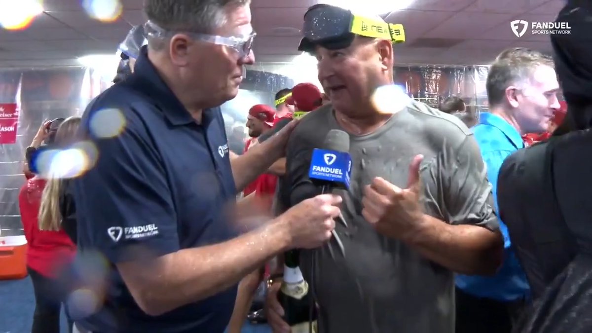 For Terry Francona, this feeling never gets old. "They're a team. And they act like a team. They play like a team. We go through tough times like a team. Now we're gonna party a little bit like a team." ❤️ #ATOBTTR | Cincinnati Reds