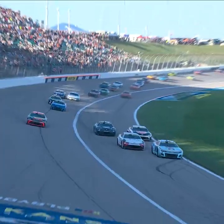 A FINISH YOU'VE GOT TO SEE TO BELIEVE!!! Chase Elliott wins a #NASCARPlayoffs classic!!!
