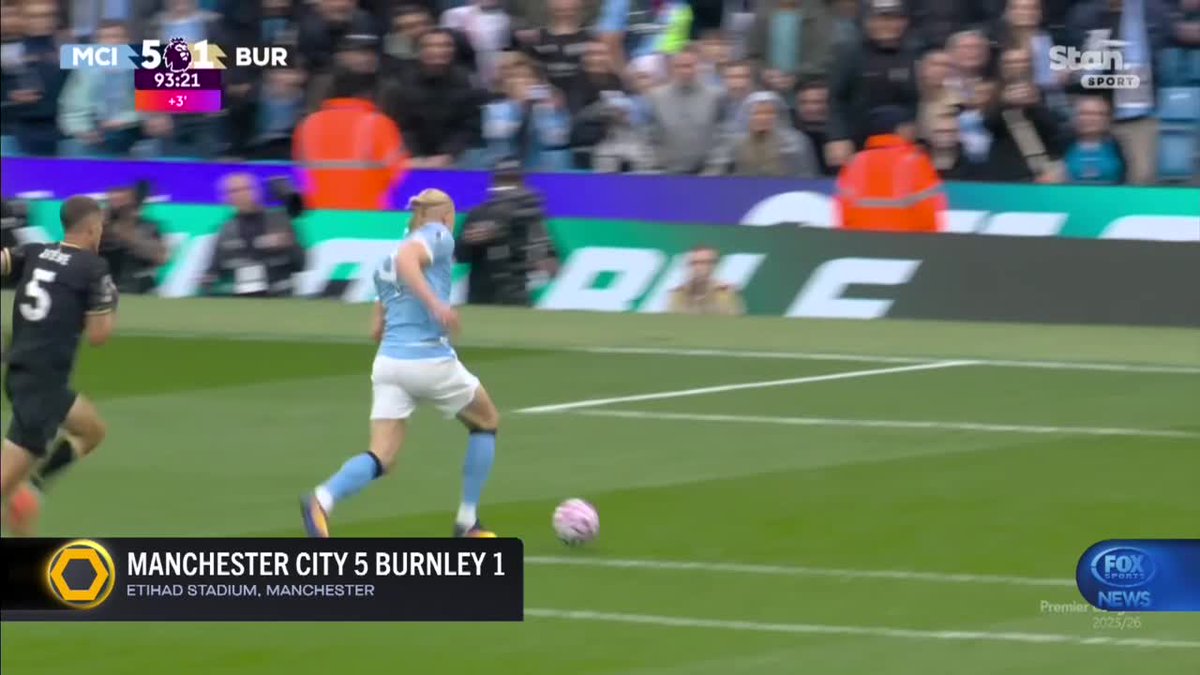 Erling Haaland the difference once again! Grabbing a double and an assist as Man City cruise past Burnley 🔥