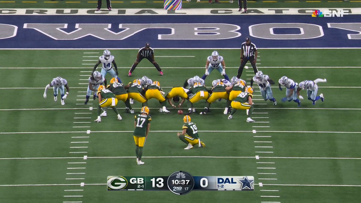 The wacky special teams season continues.