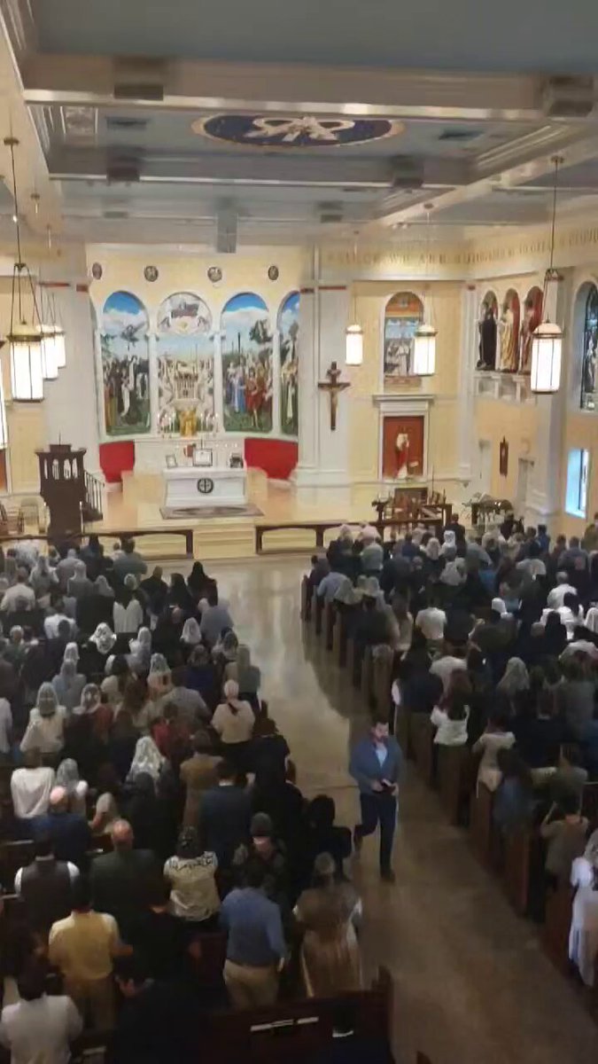 This is one of the Latin Mass communities banished in Charlotte, NC. In their final Sunday TLM, the faithful of St. Ann’s sing the Salve Regina following Mass, as they have done for years. This is the beauty and transcendence so many seek. And it has just been crushed.