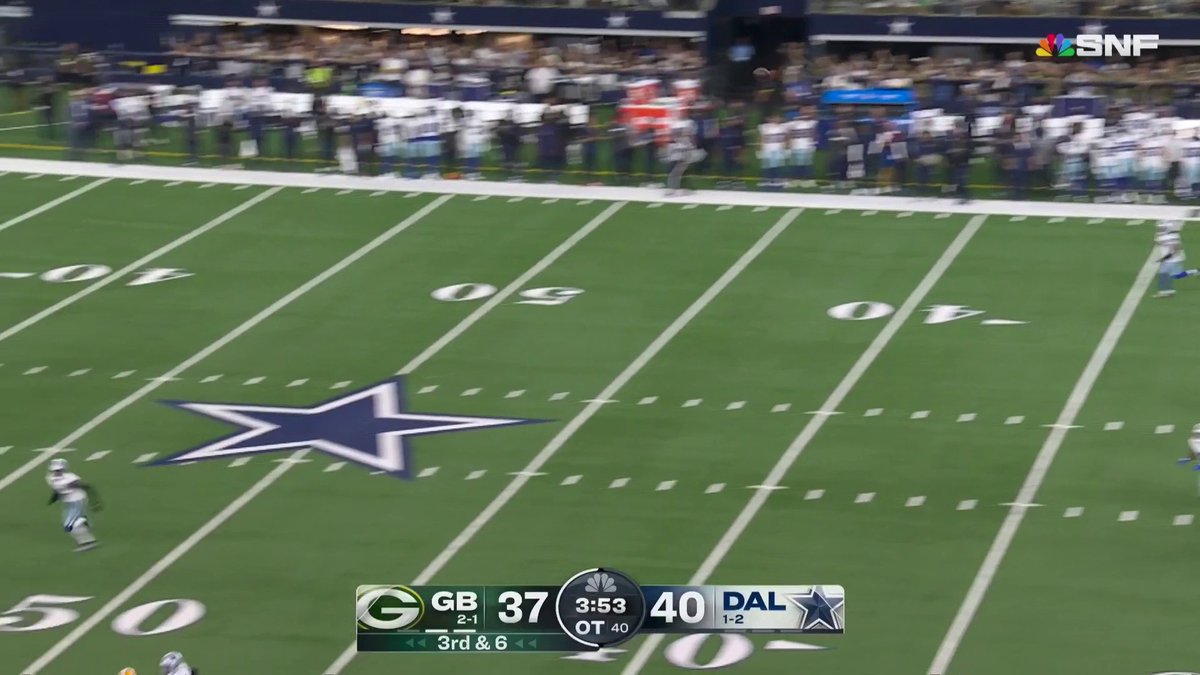 Still don't know HOW Jalen Tolbert made this catch. 🤯