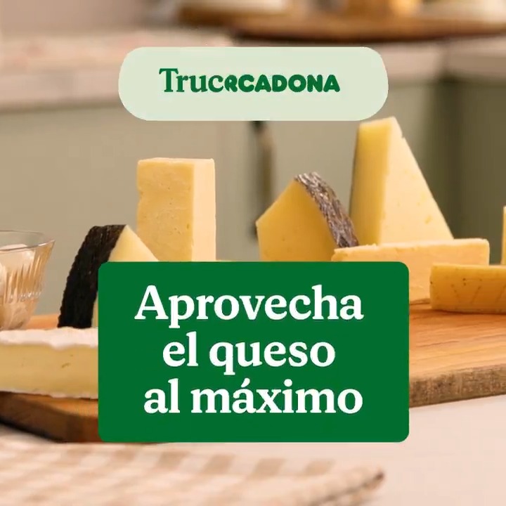 🧀 La alimentación no tiene desperdicio: transforma tus sobras de queso en cremas, caldos, snacks o consérvalo en aceite. Trucos deliciosos muy fáciles de seguir en tu propia casa, que demuestran que la sostenibilidad, mejor con hechos.