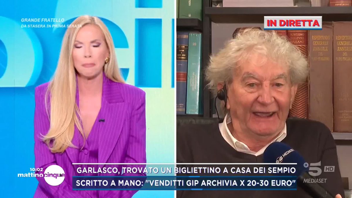 Caso #Garlasco, trovato un bigliettino a casa dei Sempio. Ecco cosa ne pensa l'avvocato Lovati #Mattino5