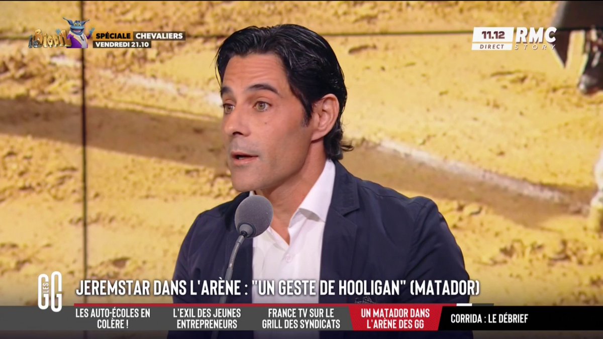 🎙️ Marcos Serrano : "Nous sommes dans 2 mondes différents. Nous acceptons la réalité de la vie : la mort et la souffrance. C'est notre tradition, nous l'acceptons. La corrida, ce n'est pas le mensonge. J'ai des amis qui sont morts pour notre tradition." #GGRMC