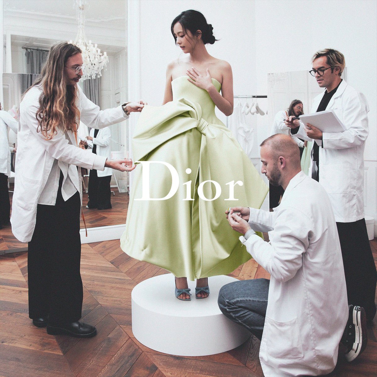 Front-row fittings with JISOO Dior Spring-Summer 2026 show by Jonathan Anderson October 1, 2.30pm Paris time