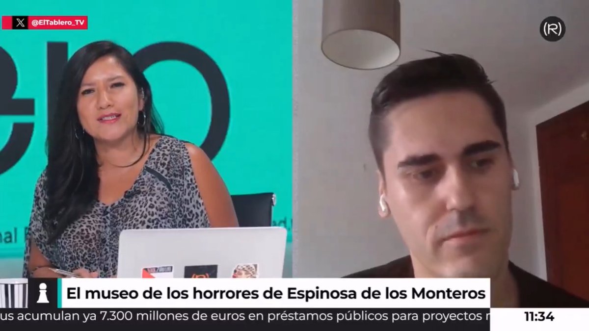 "Espinosa de los Monteros busca reunificar todo el espacio ultraderechista" Fonsi Loaiza sobre el show ultra que reunió a Aldama, Dani Esteve de Desokupa, un torero, un magistrado de la Audiencia de Madrid y otros personajes 👇🏽 📺 EL TABLERO |