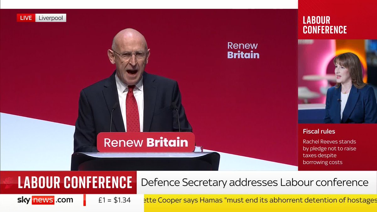 "President Putin, you will not win" Defence Secretary John Healey calls for peace talks in Ukraine, saying Britain would stand with Ukraine "for as long as it takes." 📺 Sky 501 and YouTube