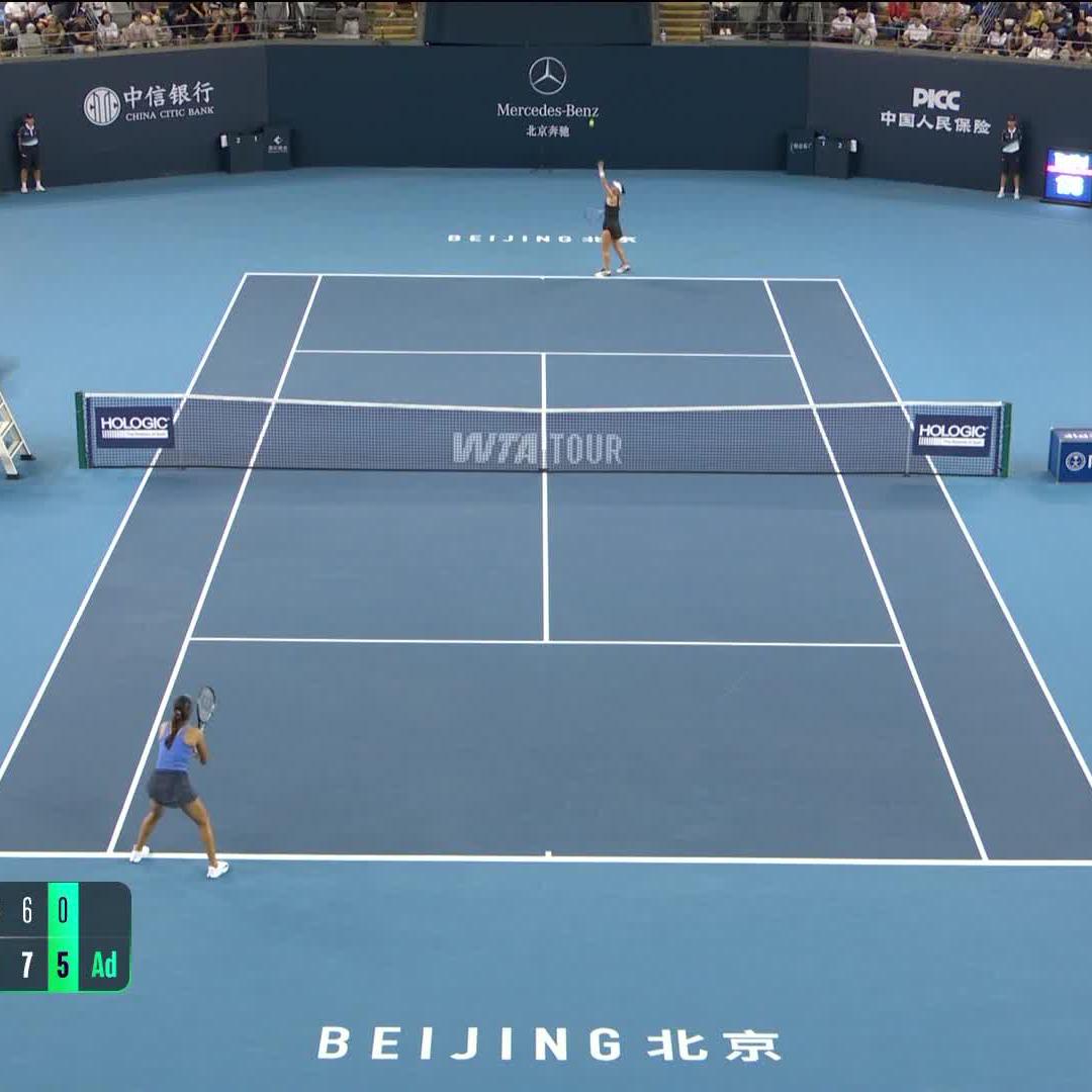 Grit and determination 💪 Jessie Pegula fought back against Raducanu to win 3-6, 7-6(9), 6-0 and make it through to the Round of 16. #2025ChinaOpen