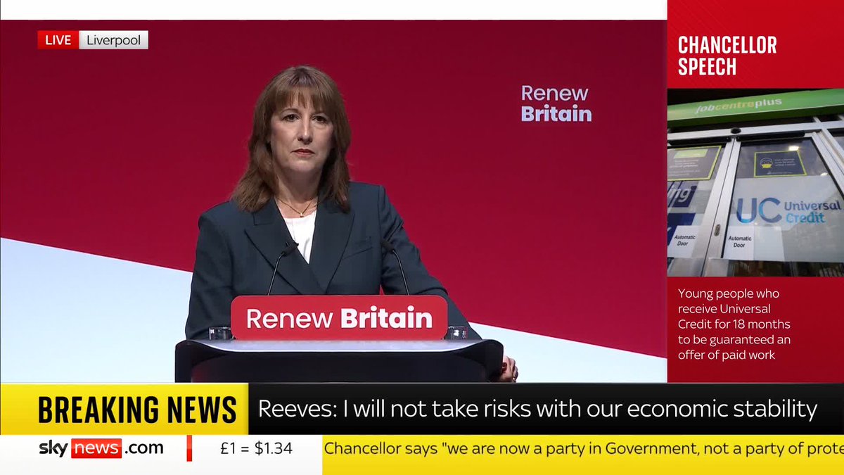 Chancellor calls Nigel Farage's Reform party the "single greatest threat" to our way of life, adding it is "not on the side of working people". 📺 Sky 501 and YouTube