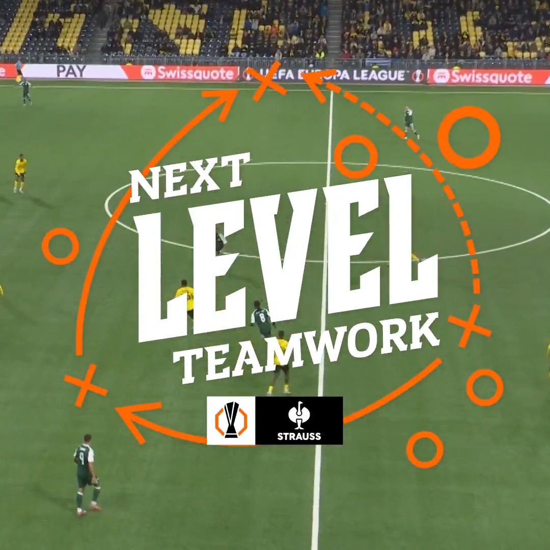 Panathinaikos, Nottingham Forest and Basel with these stunning team moves 🤝 Which is best? ⚽️ #UELteamwork | STRAUSS