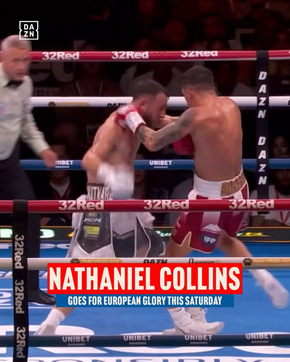 Nathaniel Collins made a statement by stopping domestic rival Lee McGregor in four rounds last time out 🏴󠁧󠁢󠁳󠁣󠁴󠁿 Collins now challenges Cristobal Lorente for the European featherweight title this Saturday on DAZN.
