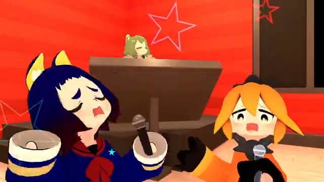 愛言葉remixを歌うこんちゃんとなすちゃん #VRChat
