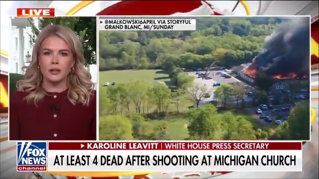 KAROLINE LEAVITT: “I want to express my sincere condolences to the victims, their families, and all members of this church who were gathering on a Sunday in the United States of America to worship Jesus Christ.” | FOX & Friends