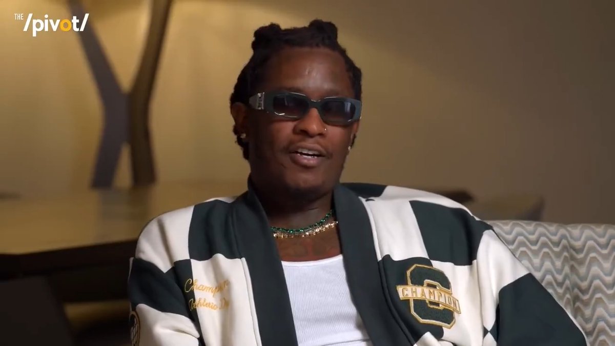 Young Thug says everything is cool between him and Lil Wayne, and their issues have been settled since 2018. Thug explains what he think happened that made their beef more complicated. "He [Lil Wayne] ain't on the internet," Thug tells The Pivot Podcast. "He was just like going off of what people would say to him or what fans'll say. So, he ain't looking at the internet. He'll just be at one of his shows and his fans'll be, 'Hey, f**k Young Thug. That ni** just wanna be you. He's a bi**h. He wore a dress.' He was feeding off that typa sh*t." Thug also reveals he and Lil Wayne have a joint album they recorded. "Me and him got a way better relationship now. We got an album and everything. We just ain't sat down and just put the sh*t together and release the album together."