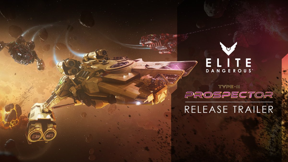 Server Maintenance has concluded and Elite Dangerous is once again available! Delve deeper into the asteroid fields with the latest vessel from Lakon Spaceways, the Type-11 Prospector, available now via ARX early access!