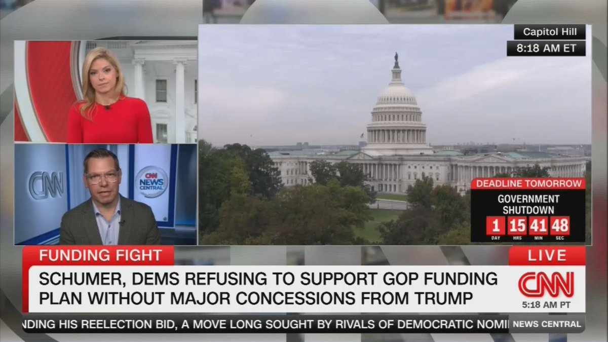 Rep. Swalwell: This is a Republican-run government. They have the the White House, the House, and the Senate. They've had plenty of months to put forward legislation where they could work with us to get this passed. They waited until the very last minute. Donald Trump set a meeting, canceled a meeting, reset a meeting. This is entirely on them.