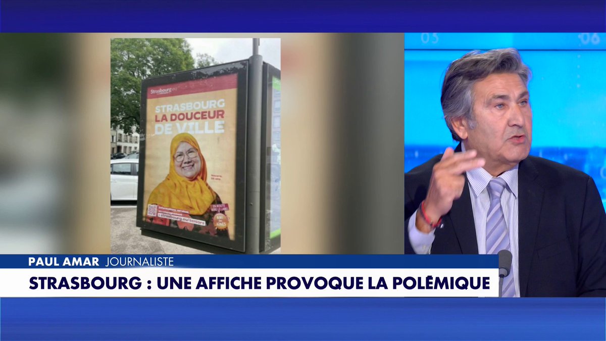 Paul Amar sur l'islamisme en France après la polémique causée par une affiche à Strasbourg : «Le virus islamiste s'étend dans tous les champs : politique, médiatique et dans la communication», dans #180MinutesInfo
