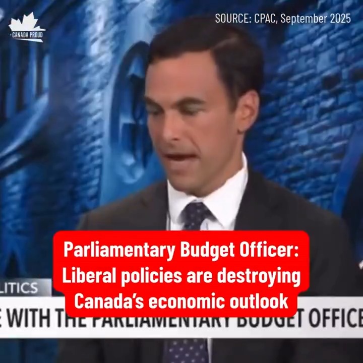 The interviewer tries to shift the blame to Donald Trump. But the Parliamentary Budget Officer knows who's really responsible.