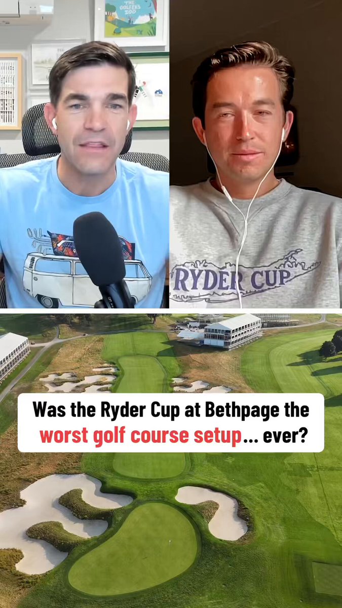 “It’s the worst golf course I’ve ever watched in a major sporting event in my life.” 👀 Watch more of the Golf on CBS Preview Show on our YouTube channel now 💻 Shane Bacon Patrick McDonald