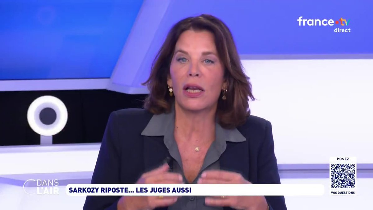 "La cour d'appel a deux mois pour statuer donc #Sarkozy fera de toute façon trois, quatre mois de #prison. Les personnalités politiques sont placées dans un quartier "VIP" mais elles subissent l'environnement de la prison, et les cellules font la même taille..."A.Goutard #Justice