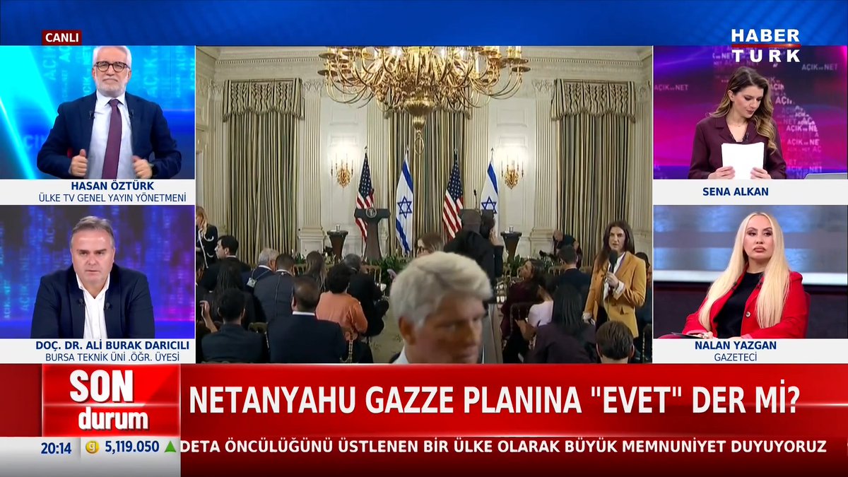 Trump'ın Gazze planı uygulanır mı? Netanyahu ilhaktan vazgeçer mi? Doç. Dr. Ali Burak Darıcılı #AçıkveNet'te değerlendirdi.