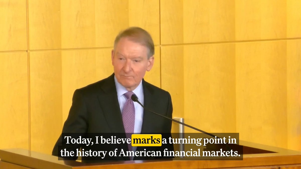 🇺🇸 NEW: Paul Atkins declares today “a turning point in the history of American financial markets” at the SEC-CFTC joint roundtable on regulatory harmonization. “For too long, the SEC and the CFTC have operated in parallel lanes, too often in conflict with each other…we are charting a new course.”