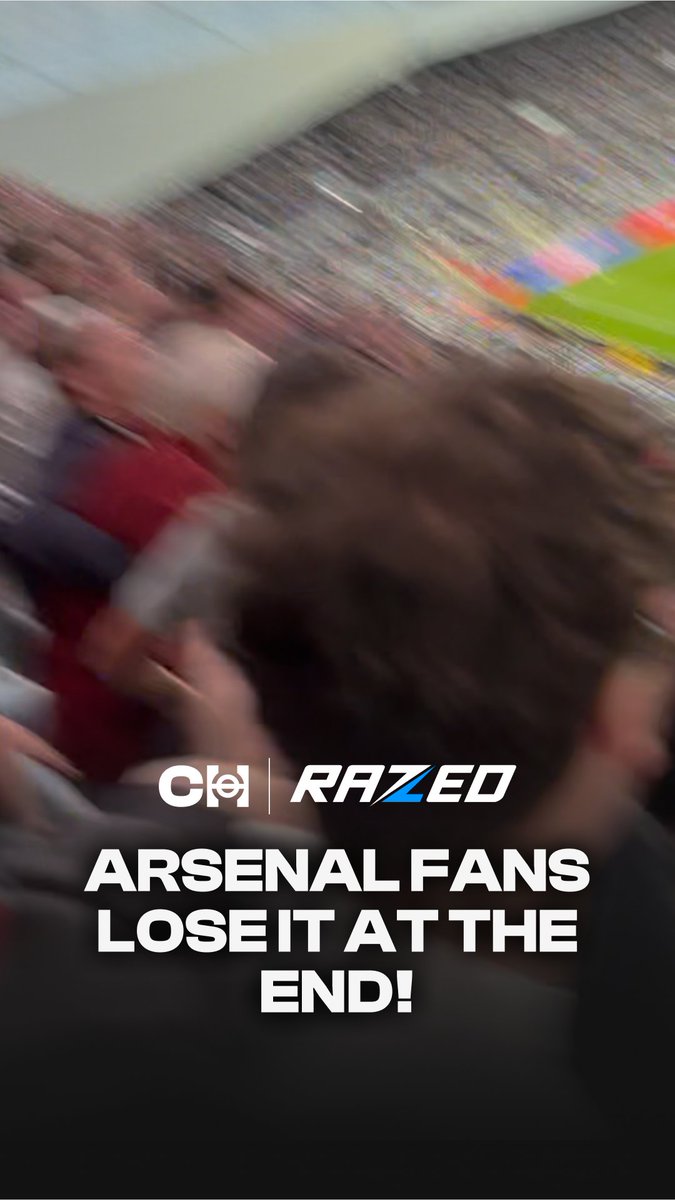 🆕 Watch Arsenal fans lose it as they celebrate Gabriel Magalhães’ late winner against Newcastle. 💥