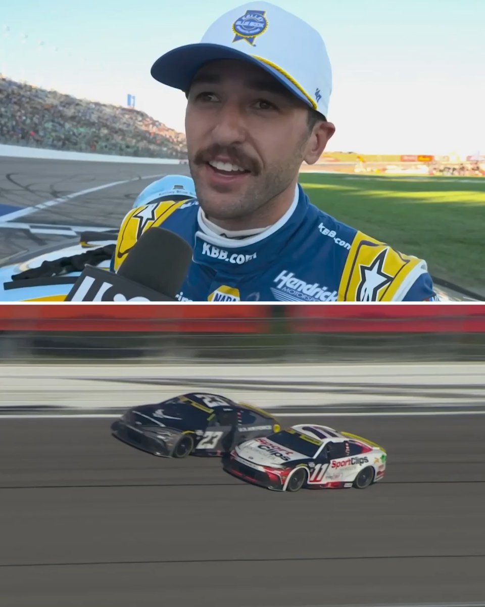 Chase Elliott did what he needed to do to get the win in Kansas. 👏 #NASCARPlayoffs