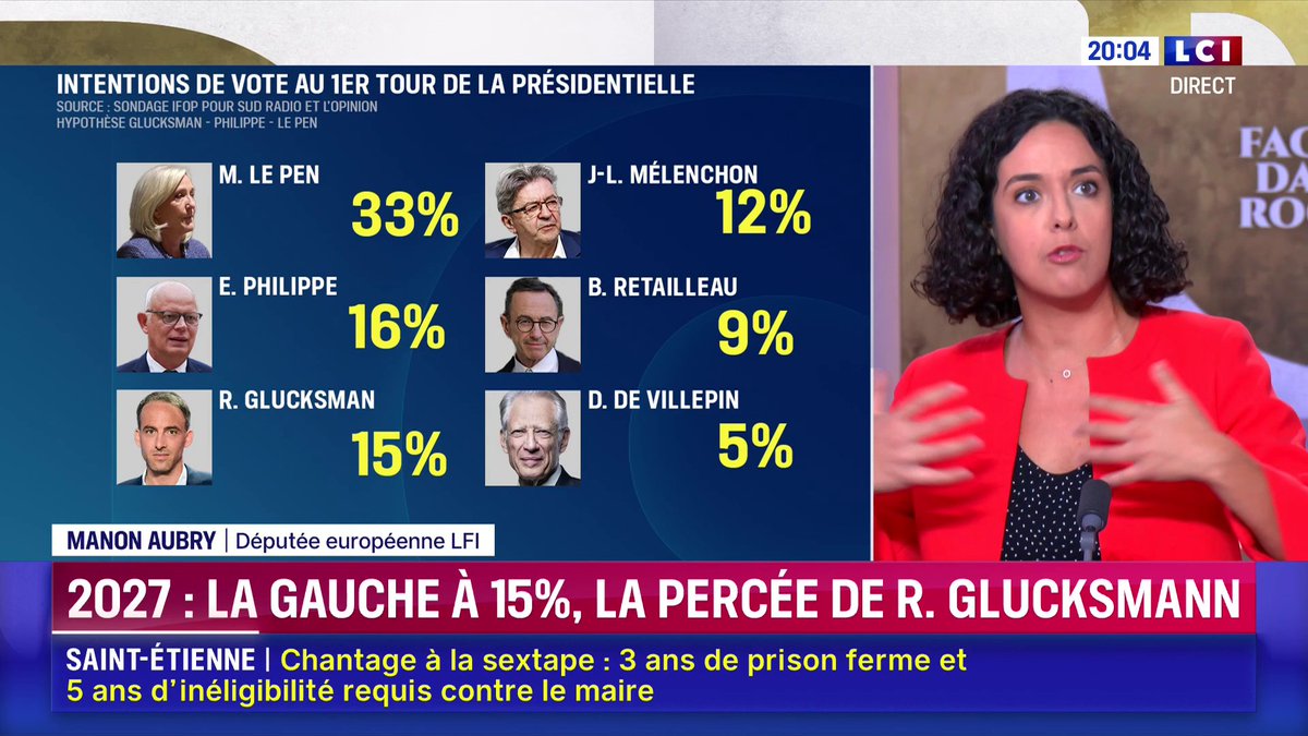 Nous y sommes, le moment où les « sondages » propulsent Raphaël Glucksmann. Tout est en train de se mettre en place, l’oligarchie délaisse le camp macroniste pour se rallier à Glucksmann.