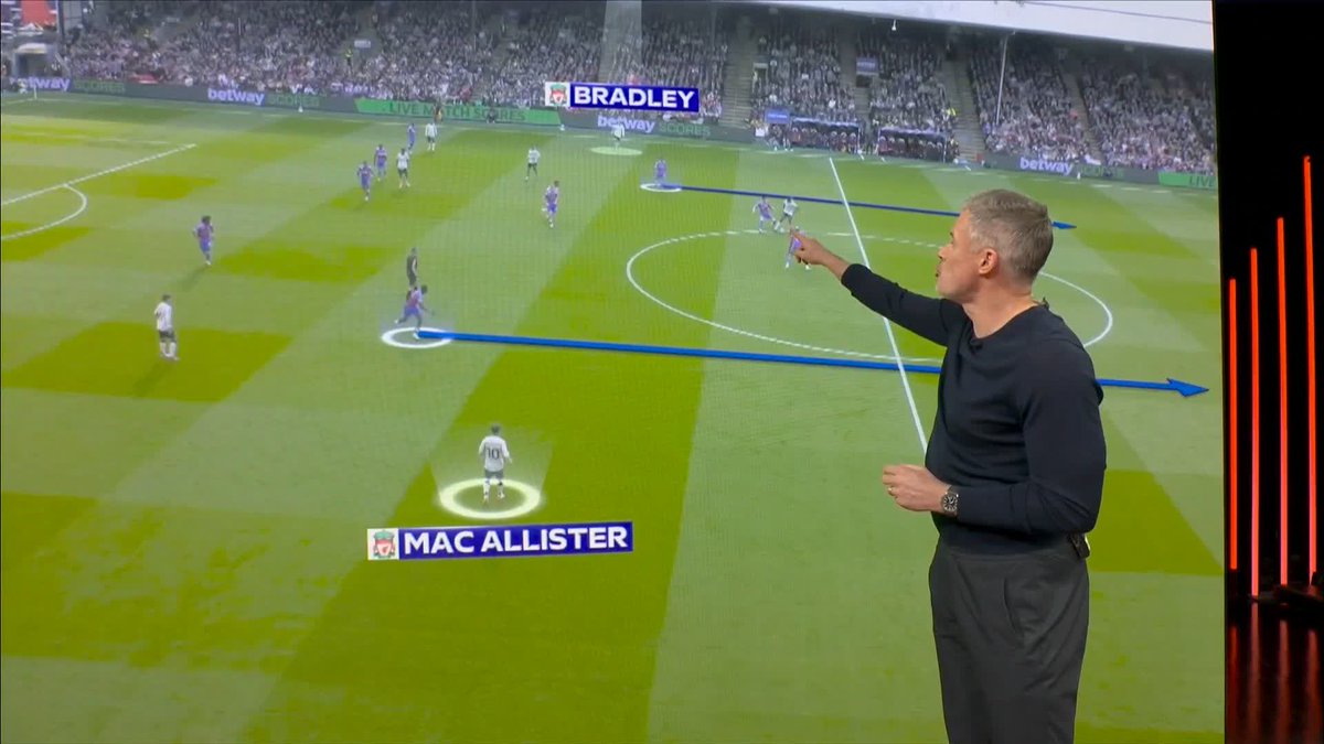 "Liverpool's full-backs, nowhere to be seen" Jamie Carragher takes a closer look at how Crystal Palace's counter-attacks caught Liverpool out 🔍