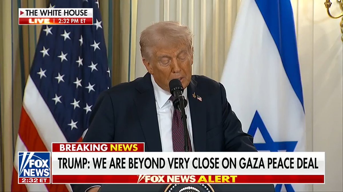NEW: President Trump outlines the conditions for his plan to end the Gaza conflict.