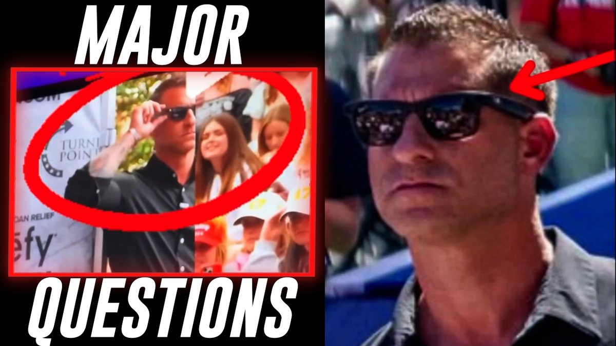 BREAKING ANALYSIS: Charlie Kirk's Security Detail Becomes Major Focal Point Of Questions Surrounding His Assassination Their Actions After Charlie Was Shot Almost Seemed Rehearsed- Running Routes Like A Trained Football Team, Taking Photos With Their Meta Glasses, & Cleaning Up Pieces The Crime Scene? Something Doesn't Sit Right, And I Have MAJOR, MAJOR, MAJOR Questions About The Security Detail
