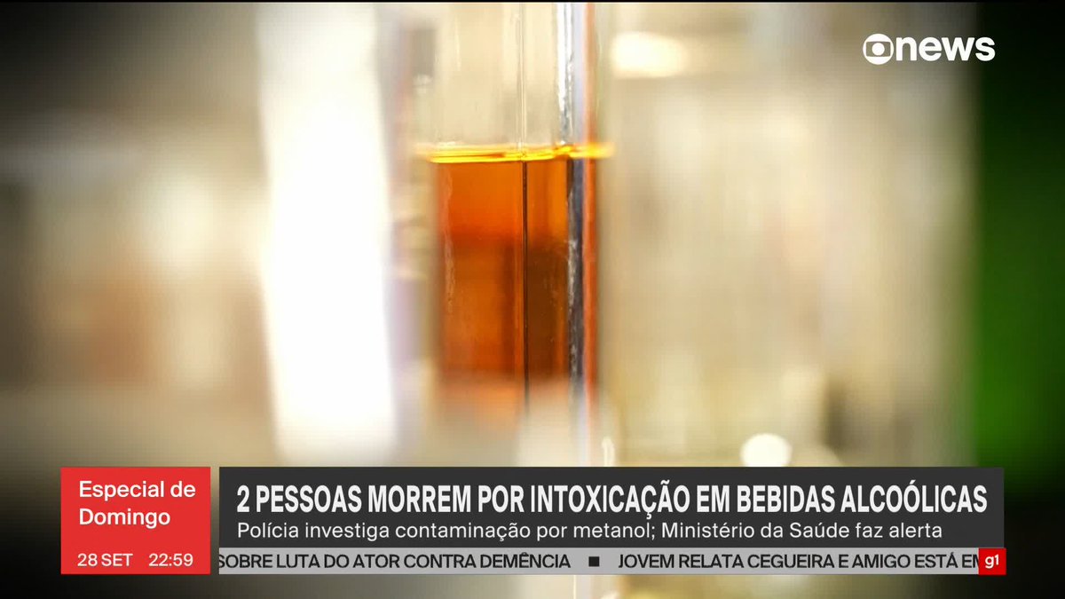 A moça do vídeo aqui foi num bar de classe média alta na Vila Olímpia, tomou uma caipirinha e está sem visão Mas a investigação está focada em uma adega de bairro no extremo da Zona Sul