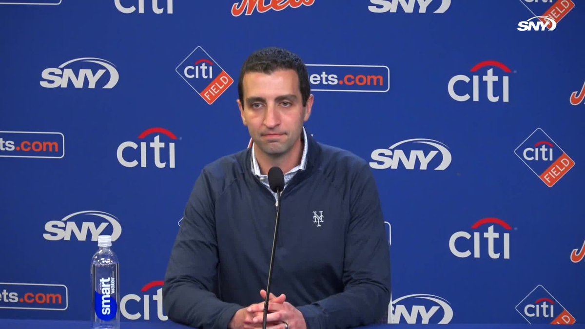 "We need more innings out of our starting staff, there's no question about that." David Stearns talks about the need for the Mets' starting pitchers to go deeper into games: