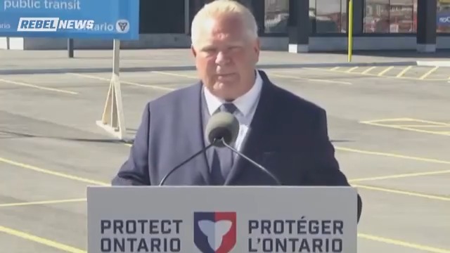 Premier Ford says he "disagrees" with anything "that guy" says, in reference to President Trump vowing to place 100% tariffs on movies made outside the U.S. "He drives me crazy," says Ford.