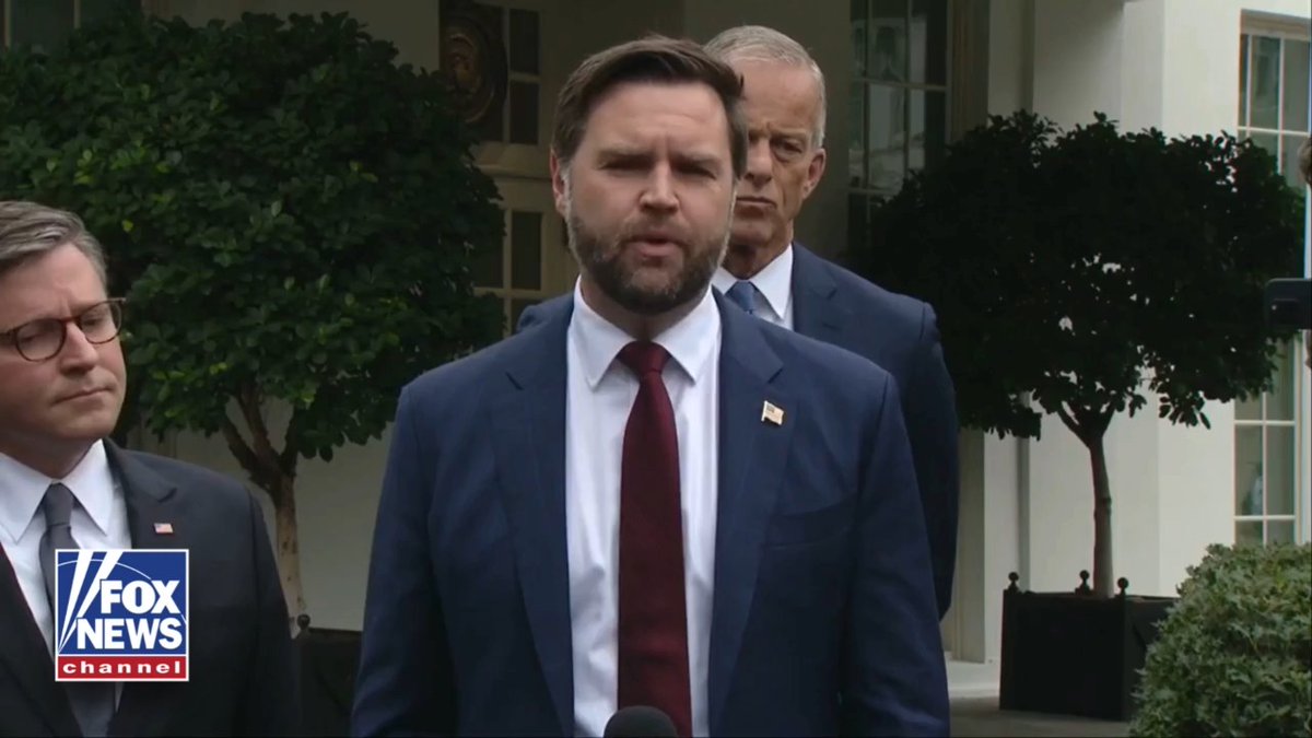 VP VANCE on negotiations with Democrats: "We're not going to let you take the people's government hostage and then give you everything you want."