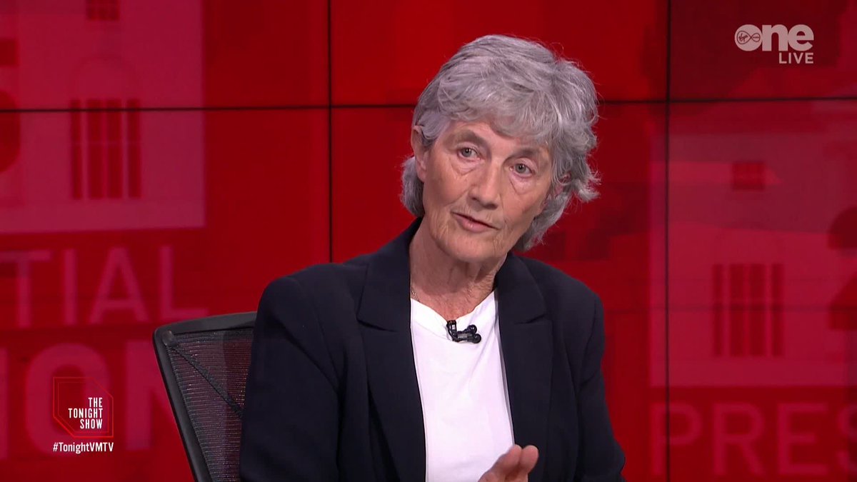 🗣️ "We are a neutral country and we should be using our voice, as small as we are." – Catherine Connolly #TonightVMTV