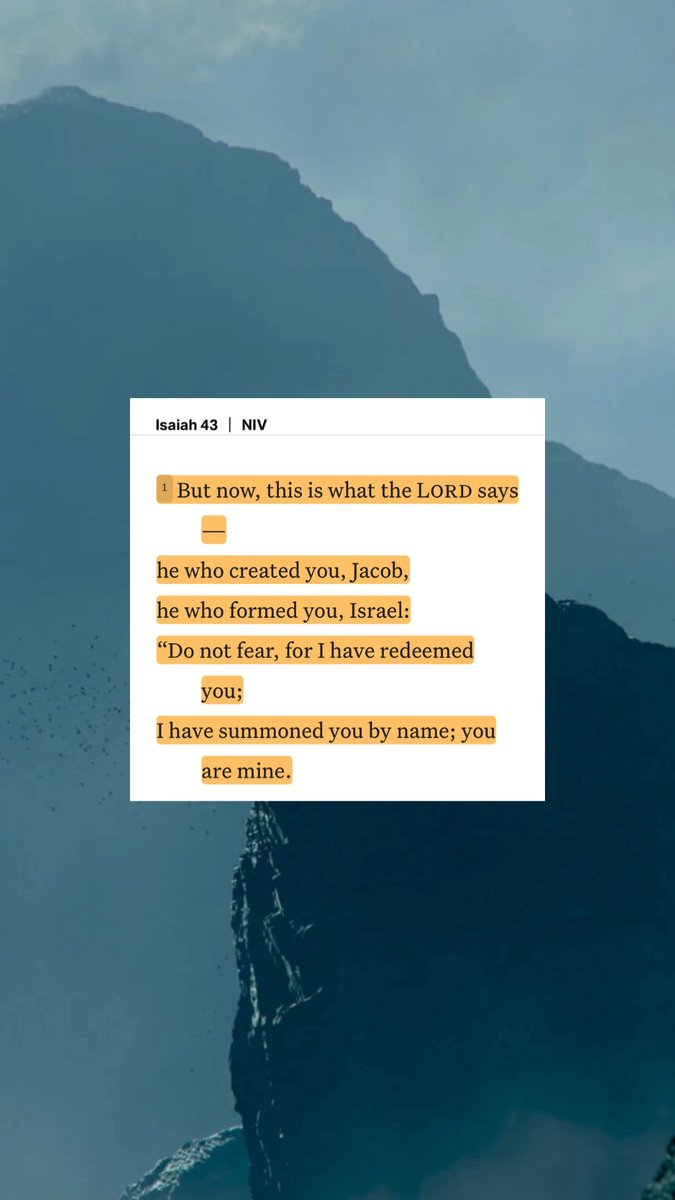 Isaiah 43:1