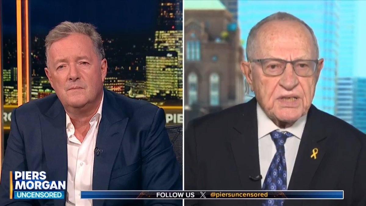"When Israel does something like that, it darn well better succeed... it failed in Qatar." Alan Dershowitz admits to Piers Morgan that Netanyahu's attack in Doha "was not a good idea." 📺 Piers Morgan | Alan Dershowitz