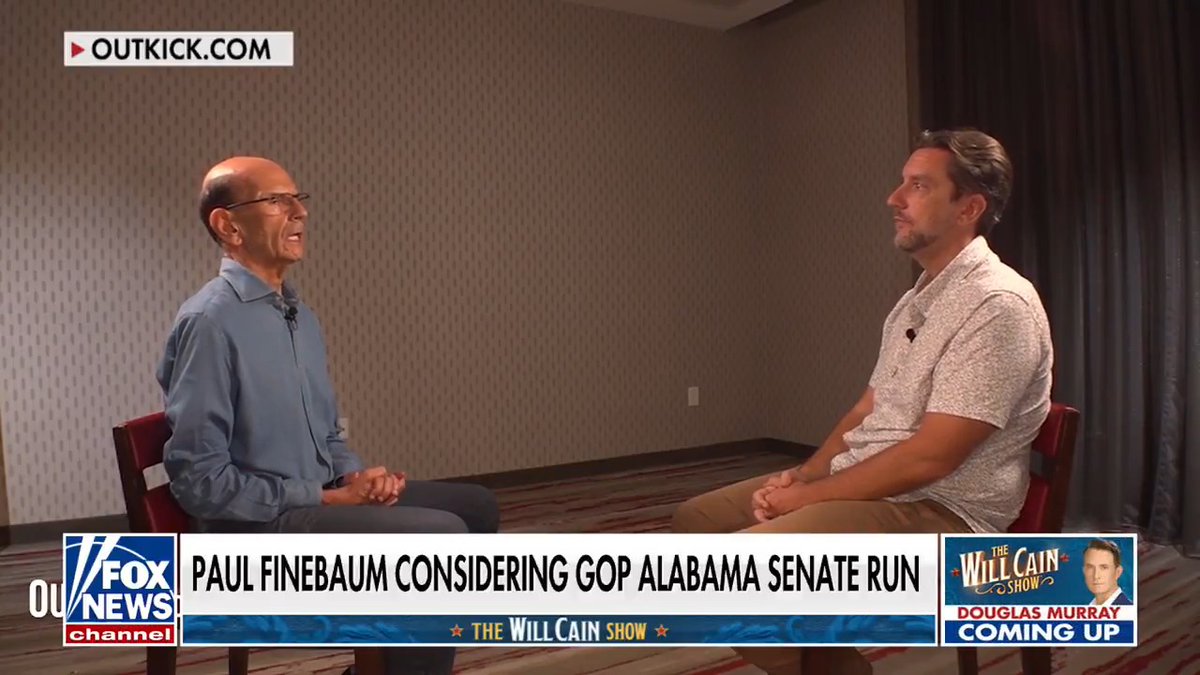Disney/ESPN refused to let Paul Finebaum interview Donald J. Trump in 2019 before the LSU-Alabama SEC game Trump attended. That’s despite interviewing Obama all the time. I discussed the double standard with Will Cain: