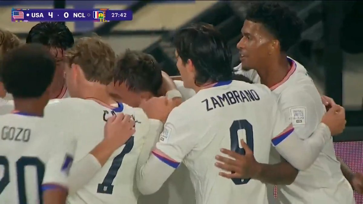 And just like that it's 4-0 thanks to Frankie Westfield 🇺🇸 #U20WC