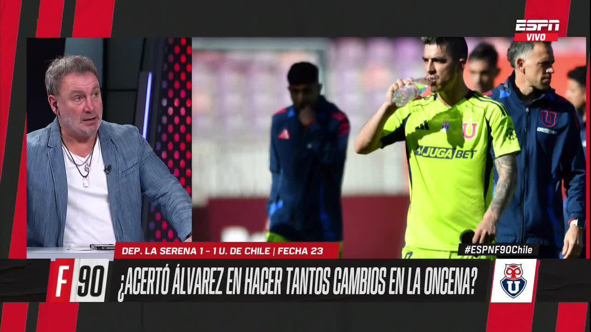 "LA U TENÍA EQUIPO PARA SALIR CAMPEÓN" Marcelo Barticciotto salió al paso de este segundo semestre de Universidad de Chile en el Torneo Nacional: "No creo que tenga equipo para estar a 17 puntos del puntero" ▶️ Mira #ESPNF90Chile en el Plan Premium de #DisneyPlus.