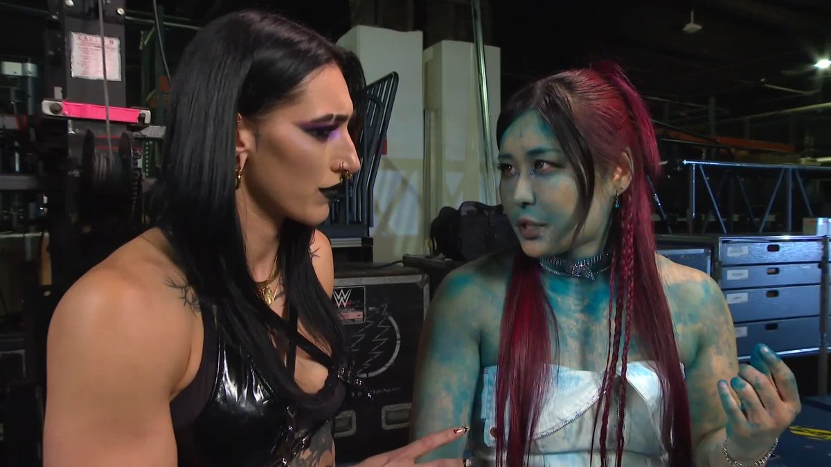 🚨 IT'S OFFICIAL: RHEA RIPLEY &amp; IYO SKY vs. THE KABUKI WARRIORS at Crown Jewel!